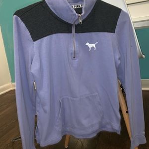 Purple 1/4 Zip Sweatshirt from VS Pink